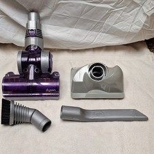 Dyson Vacuum Cleaner Attachment Set Brush Head Crevice Tool Purple Plastic