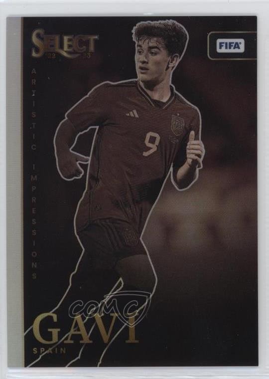 2022-23 Panini Select FIFA Artistic Impressions Gavi #13 1o2