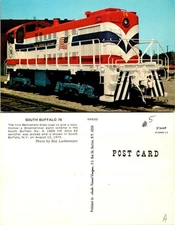 Train Railroad Bicentennial Alco S2 Switcher Bethlehem Steel Buffalo 76 Postcard