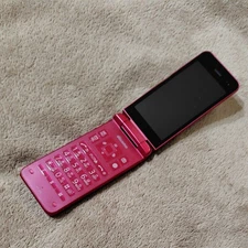 KYOCERA KY-42C DIGNO KEITAI Red ANDROID FLIP PHONE UNLOCKED docomo JAPAN