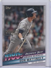 2020 Don Mattingly Topps Decades Best CELEBRATION GOLD SP /100 - DM Yankees