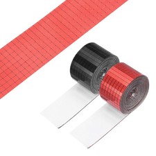 5x5mm Self Adhesive Mirrors Mosaic Tiles, 6400 Pcs Mosaic Sticker, Red Black
