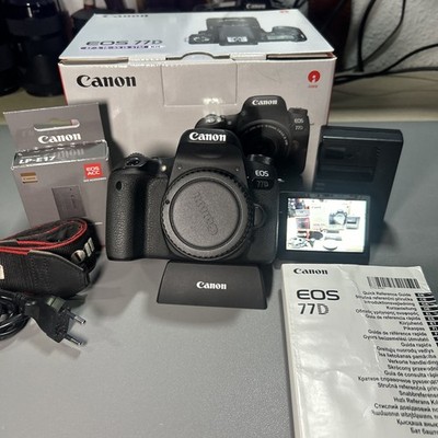 Canon EOS 77D Body ,WiFi,Touch,BT,NFC,24MP,20%Shutter,2 ) lesen! OVP