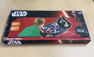 2009 Star Wars The Force Awakens Tabletop Electronic Pinball Machine Game Works!