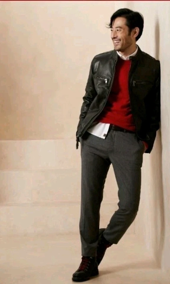 Suéter Banana Republic Cashmere Cuello Redondo En Rojo Cinabar Talla Mediana Foto 4 de 4