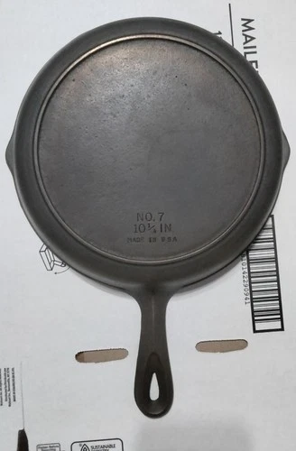 Vintage BSR #7 Century Series  10 1/4" Cast Iron Skillet In Good Condition