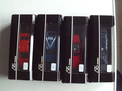Konvolut 4x ARS Model 1:43 ROS Alfa Romeo 155 Spider Polizia OVP neuwertig