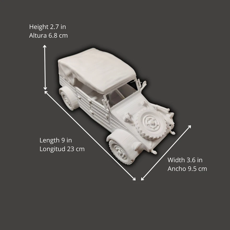 Kubelwagen Ww2 scale 1:16 Models Kits military vehicles DIY - Image 2 of 4