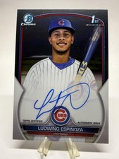 2023 Bowman Chrome #CPA-LE Ludwing Espinoza Prospect Autographs AU