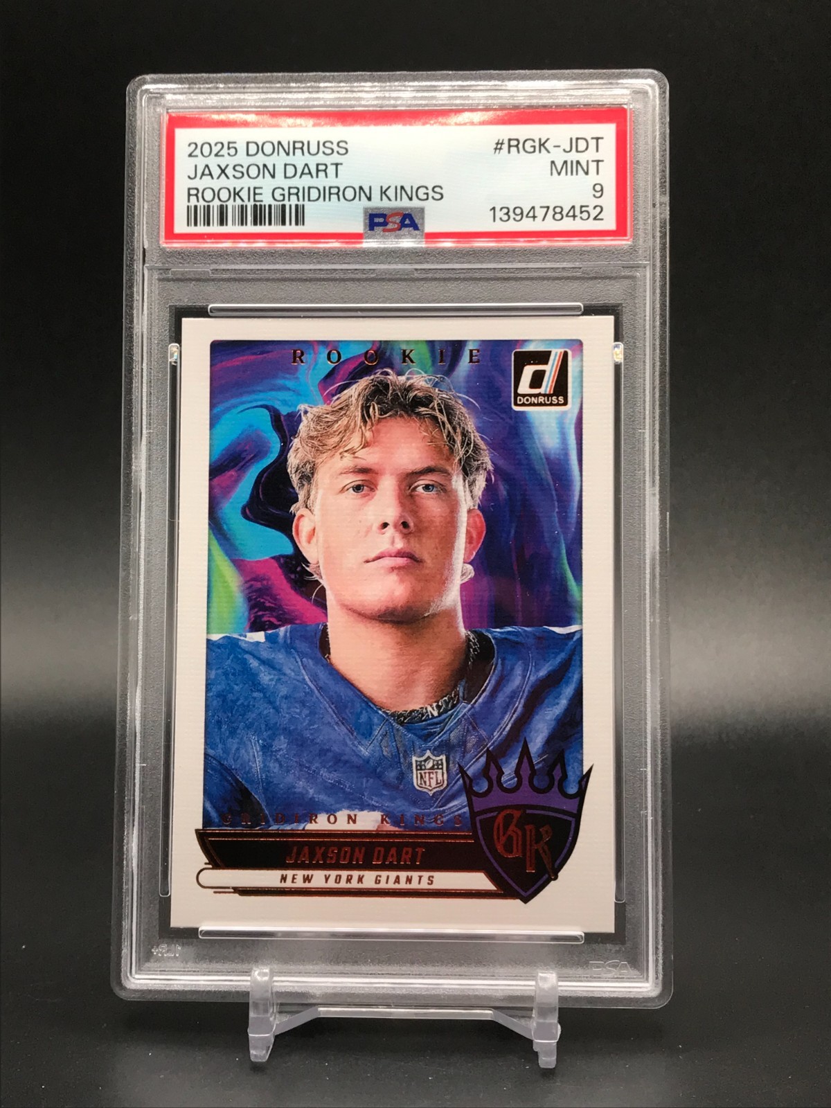 Jaxson Dart Panini Donruss Rookie Gridiron Kings #RGKJDT Base