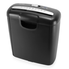 DISTRUGGI DOCUMENTI TRITA CARTE 6 FOGLI A4 CARTE CREDITO CESTINO 10L SILENZIOSO