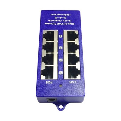 Passive Poe Power Over Ethernet Adapter 4 Outputs For Security Camera System