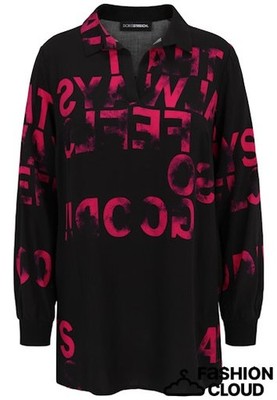 Doris Streich Bluse Art.:264 807/44 schwarz-pink  Gr.  44,46,48   VP 109,95 
