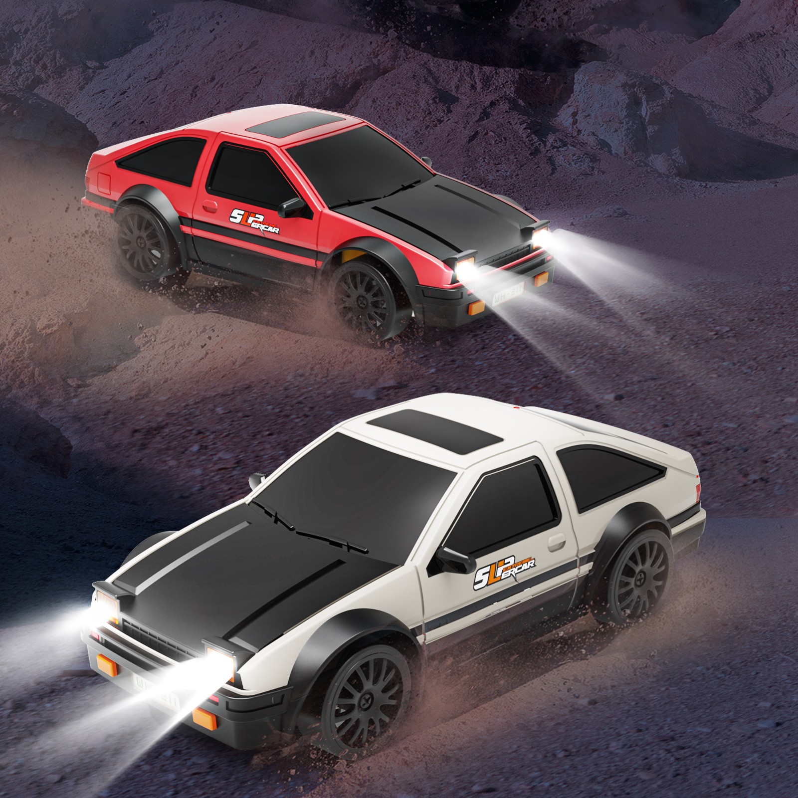 1:24 4WD RC Racing Car 2.4G 20KM/H Brushless High Speed Remote Control Drift Car