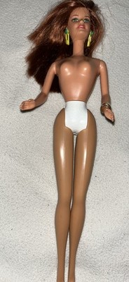 Vintage Barbie Hip 2 Be Square Barbie Doll Redhead CEO Face  green eyes