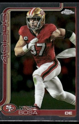 2025 Topps Chrome Football Card Pick (Base) 264-400