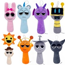 Sprunki Plush Soft Stuffed Doll Cute Cartoon Plush Pillow Toy Gift For Kids