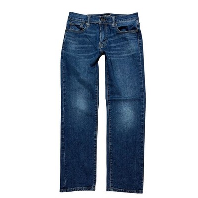 Lucky Brand 221 Original Straight Jeans Mens 32/30 Blue Medium Wash Denim