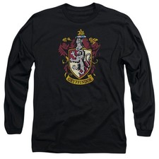 Harry Potter Gryffindor Crest Men s Long Sleeve T-Shirt Licensed S-3XL Tee