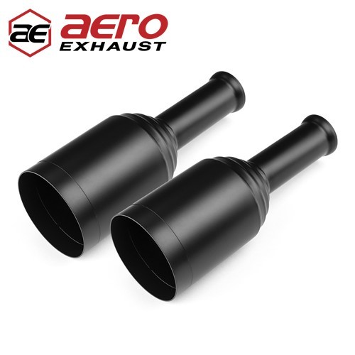 Puntas de escape Aero Direct Fit de repuesto de 2,5" de entrada/5" de salida 09-19 Ram 1500 CBS - negras - Imagen 1 de 4