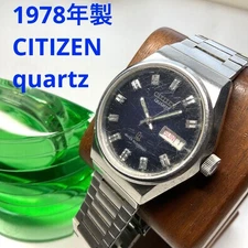 Citizen Quartz Watch Vintage 1978 Battery Replacement Service Used CA1127