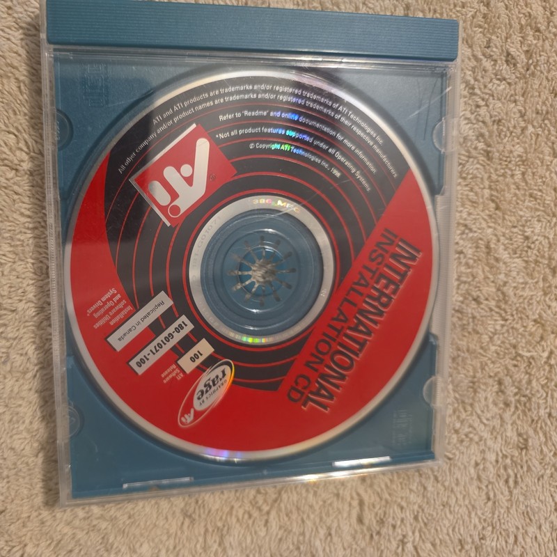 ATI International Installation CD version 100
