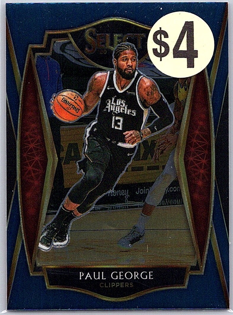 2020-21 Select Blue Retail #156 Paul George Clippers | eBay