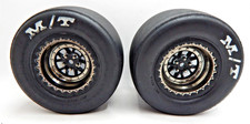 2 Rc Rear Tires Wheels Mt Mickey Thompson Drag Slicks From Traxxas C10 Truck