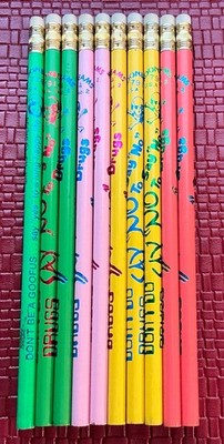 Lot of 10 Vintage Pencils '' Say No To Drugs '' 1980's Unused Unsharpened