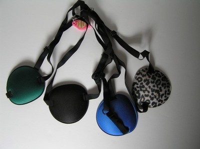 CLOTH EYE PATCH  SET OF FOUR IN ALL DIFFERENT STYLES