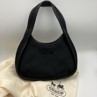 Coach Vintage Ergo Mini Satchel Bag 6202 Black 1998 Neoprene Leather Turkey Y2K