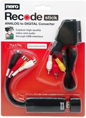 VHS zu USB Video Grabber Recode Stick | VHS selbst digitalisieren | ANALOG to