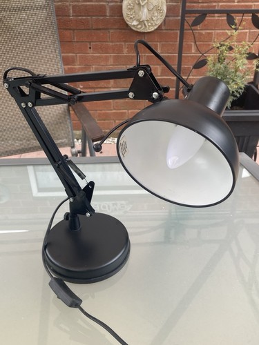 Dunelm Black Angle Poise Desk Table Lamp D2039 LE7 1AD - Picture 4 of 14