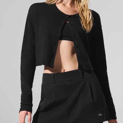 Alo Yoga Supernatural Sweater Cardigan Black S | eBay