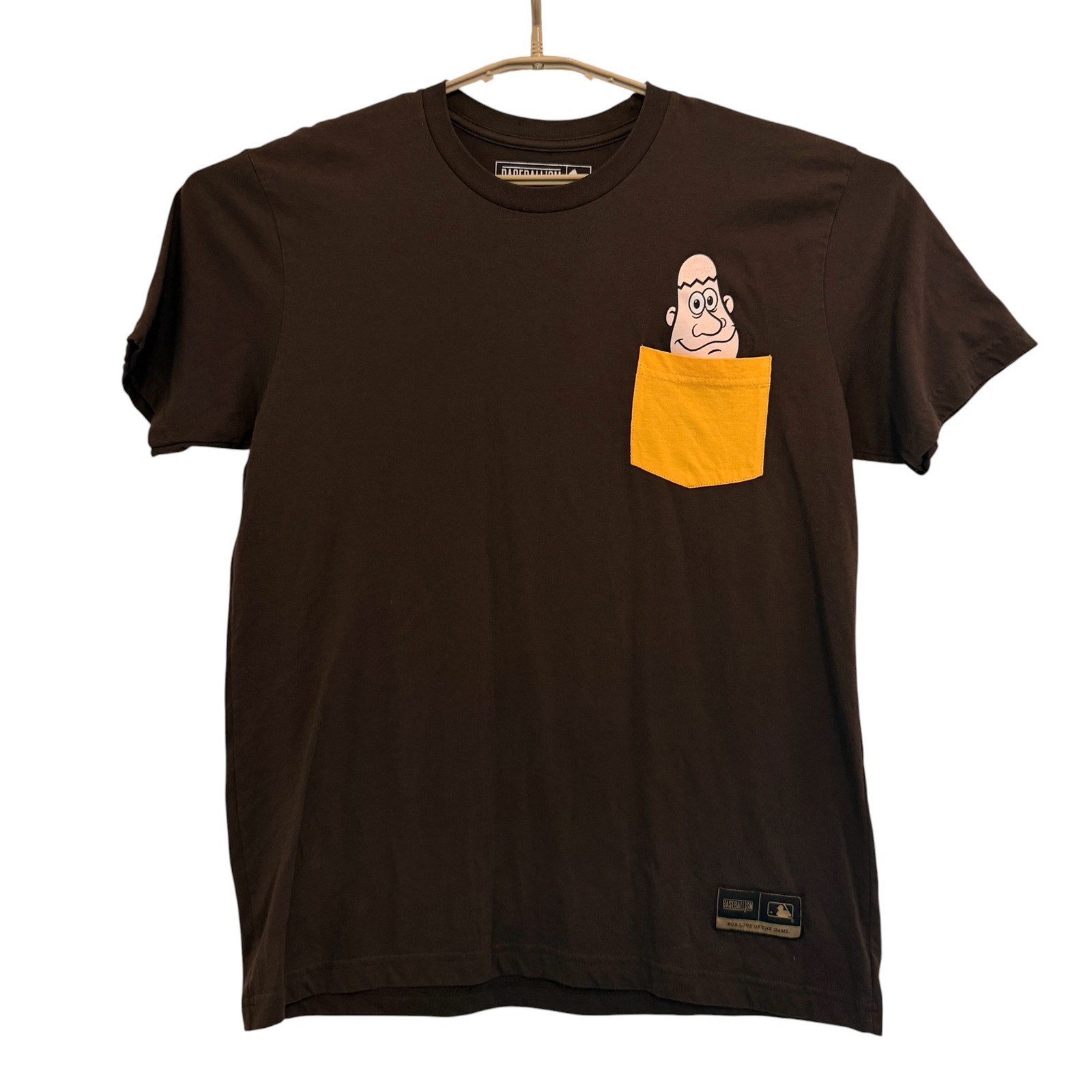 Baseballism San Diego Padres Swinging Friar Pocket T-Shirt Brown XL MLB SOLD OUT image 5