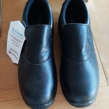 Blackrock Safety Shoes SlipOn Food Hygiene Safe Work Steel Toe Waterproof Black