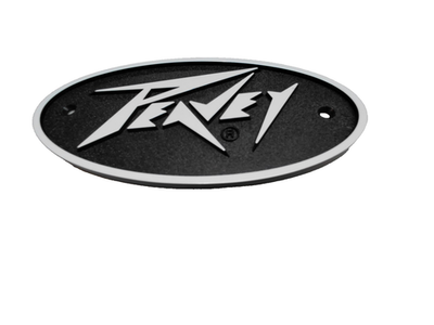 #ad The Official Peavey White Oval Logo 5quot; W x 2 1 2quot; H $25.00