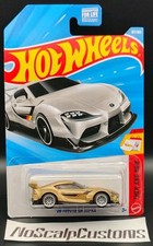 Custom Hot Wheels '20 Toyota GR Supra Gold Rebadged SBBS NoScalpCustoms