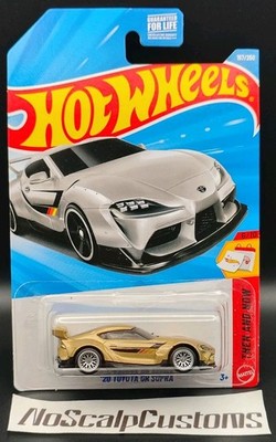 Custom Hot Wheels '20 Toyota GR Supra Gold Rebadged SBBS NoScalpCustoms