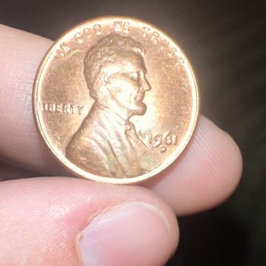 1961-D Lincoln Memorial Small Cent Penny Copper RD Business Strike KM#201