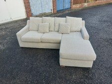 Scs large l shape sofa beige/light grey LOCAL  DELIVERY AVAILABLE 