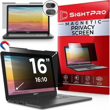 Magnetic Laptop Privacy Screen 16 Inch 16:10 - Patented Removable L... Fast Ship