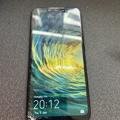 Huawei Mate 20 lite 64GB - Schwarz - Display gesprungen - nur Teile