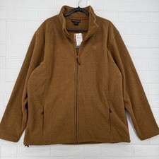 Ariat Rebar Cloud 9 Fleece Jacket Mens XL Brown Full Zip Workwear New With Tags