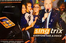 🎤️🔊 SingTrix System Gesang Prozessor Geschenk Party Profi Karaoke OVP 🎵🎶