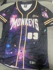100% Official Lamigo Monkeys Game Worn Used Jersey CPBL Rare
