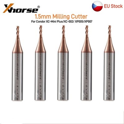 5x Xhorse 1.5mm Milling Cutter for For Dolphin XP005/XP005L/XP007/Condor Plus II