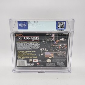 Super Star Wars Return of the Jedi Super Nintendo SNES PSA CIB Graded 9.0 JVC