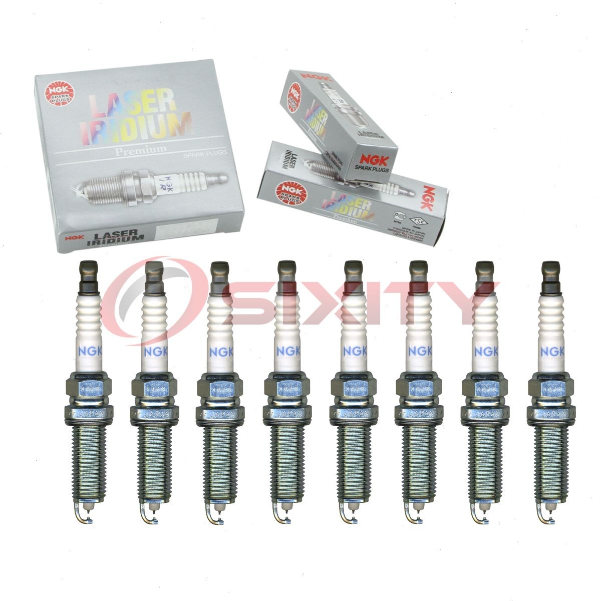 8 pc NGK 90174 DF8H-11B Laser Iridium Spark Plugs for Ignition Wire ol