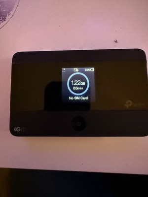 TP-Link M7000 4G/LTE-WLAN-ROUTER Modem - Schwarz